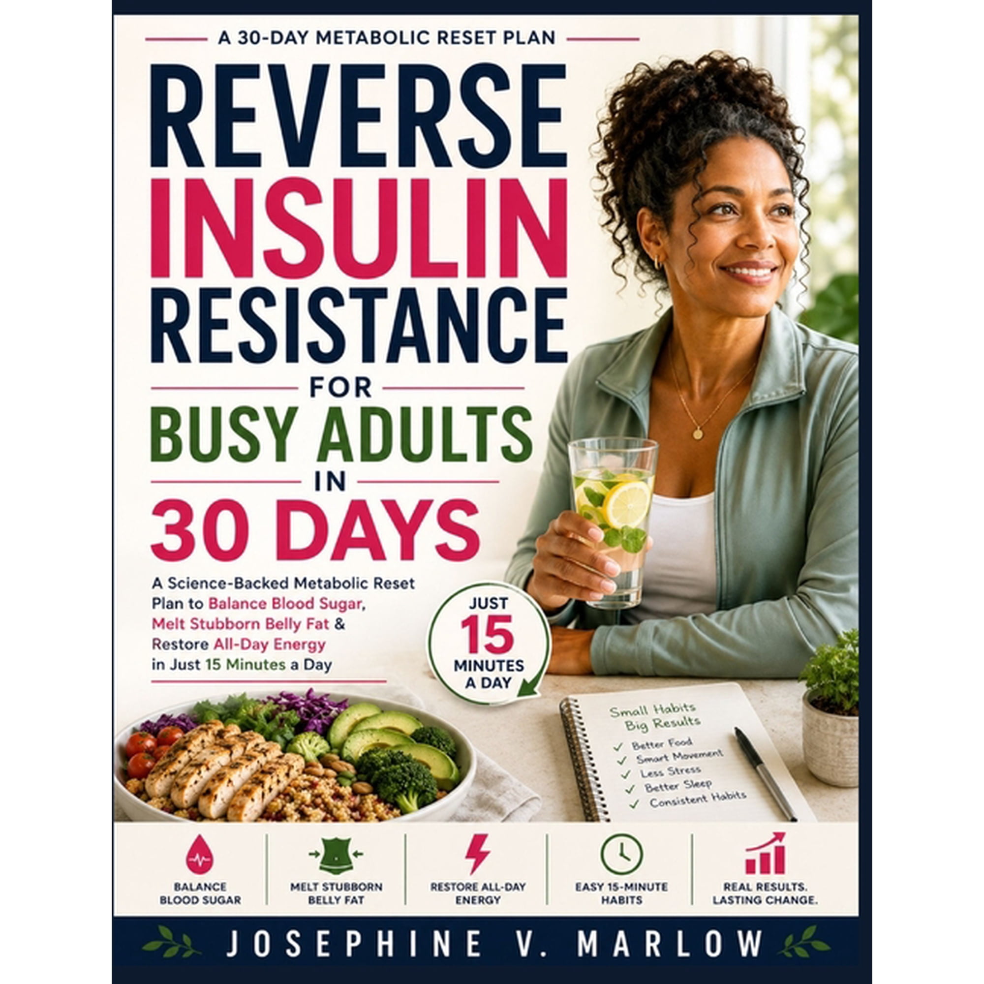 Reverse Insulin Resistance for Busy Adults in 30 Days: A Science-Backed Metabolic Reset Plan to Balance Blood Sugar, Mel, (Paperback)