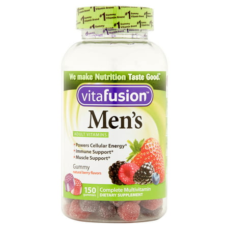 Vitafusion Complete gélifiés multivitaminés Complément alimentaire pour homme, 150 count