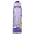 thumbnail image 4 of Yucurem 800ml Cartoon Space Water Bottle with Straw & Handle for Outdoor Sports Water Bottles for Sports (Purple), 4 of 10