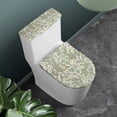 thumbnail image 2 of HELLHERO Daisy Pattern Design Polyester Fabric Bathroom Toilet Cover Set for Hotel Home Toilet Seat Covers with Stretch 2 Pieces, 2 of 7