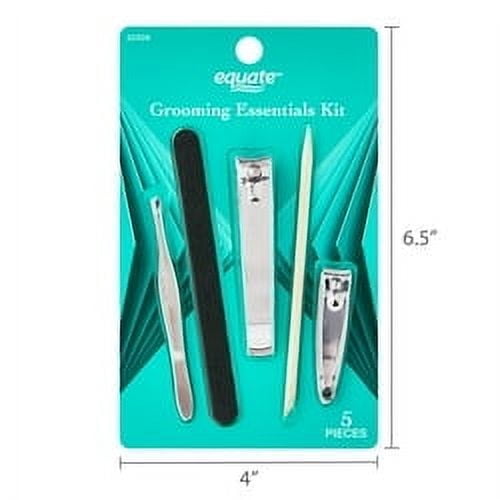 (8 pack) Equate Grooming Essentials Kit for Nail Care, 5 Pieces