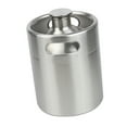 thumbnail image 1 of GUOOL 2L Stainless Mini Keg Growler Pot Stainless Beer Growlers Keg, 1 of 9