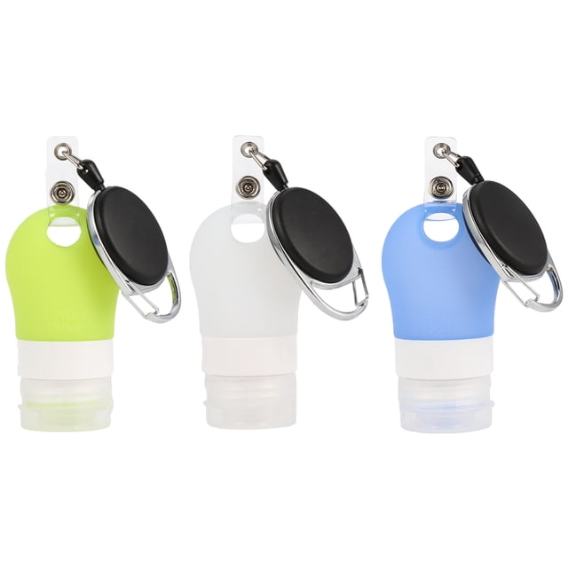 TABLETREANDS 3Ud Portátiles De Silicona Para Viaje Con Colgante Para Champú Y Líquidos