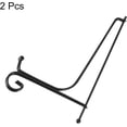 thumbnail image 3 of uxcell Plate Stand for Display, 10 Inch 2Pcs Iron Decorative Plate Holder Metal Easel Folding Display Stand for Photo Picture Frame, Black, 3 of 5