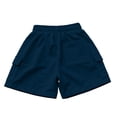 thumbnail image 4 of Girl's Wide Leg Shorts Cargo Casual Shorts Elastic Summer Bottoms with Pockets 5 16 Years Gymnastics Shorts for Girls 4t 9-10 Years, 4 of 9