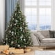 thumbnail image 5 of Decoración para árbol de Navidad, artículos colgantes, escaparate, diseño de escenas, accesorios, decoraciones navideñas, lazos, elegante rama de pino artificial, estilo 3D, luces LED,, 5 of 8