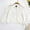 White, variant on Kids Classic Jacket Eyelet Button Crew Neck Long Sleeve Open Front Outerwear
