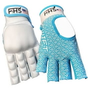 Men's Field Hockey Glove Swift White Style Half Finger (Small, Swift - Half Finger, 1 Count)