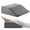 Dark Grey-22*24+6, variant on Leg Elevation Pillows  For Sleeping Gel Memory Foam Top Wedge Pillow Wedges After - Removable Cover (8 Inch Black)