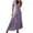 Purple, variant on HomeGardon Summer Dresses for Women Summer Dresses,Fashion Casual Spring and Summer-neck Short Sleeve Printed Dress,XXXL