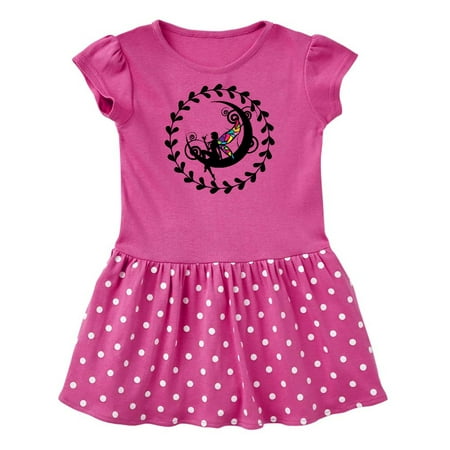 

Inktastic Fairy Silhouette Moon Gift Baby Girl Dress
