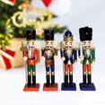 thumbnail image 1 of 4 piezas 7 pulgadas cascanueces muñeca de marioneta de piezaza libre para estantería decoración Yotijar marioneta de soldado de cascanueces, 1 of 10