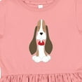 thumbnail image 4 of Inktastic Basset Hound with Floppy Ears Girls Toddler Dress, 4 of 5