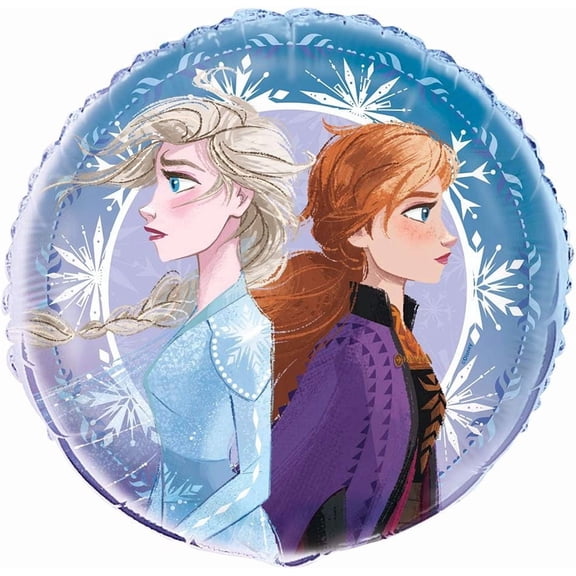 Disney Frozen 2 Round Foil Balloon - (18") 1 Piece - Perfect Decoration for Birthdays and Themed Parties
