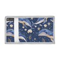 thumbnail image 2 of JIALIOU Nylon Trifold Card Wallet with ID Window Zipper Pocket for Men Women Teen Blue Whales Star Seaweed, 2 of 7