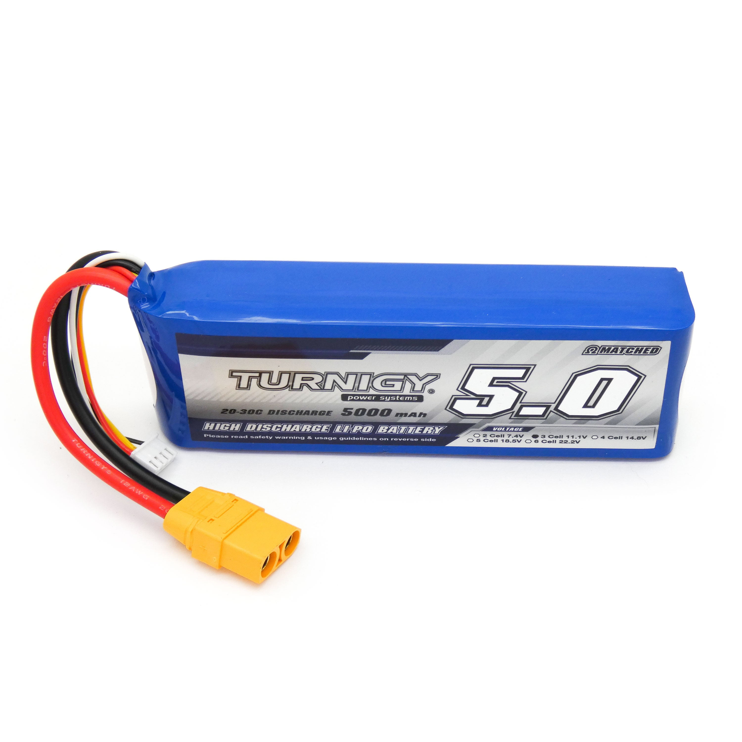Turnigy 1000mAh 3S LiPo Battery Pack 11.1V 20C 30C JST Connector Plug 