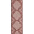thumbnail image 2 of Unique Loom Outdoor Modern Collection Area Rug - Tambor (2' x 6' Runner Rust Red/Ivory), 2 of 6