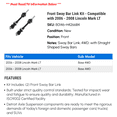 thumbnail image 2 of Front Sway Bar Link Kit - Compatible with 2006 - 2008 Lincoln Mark LT 2007, 2 of 2