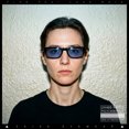 thumbnail image 4 of Mens Snug Fit Color Lens Slim Rectangular Plastic Sunglasses / Black - Blue, 4 of 7