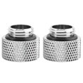 thumbnail image 1 of 2pcs Water Cooling G1/4 Male to Female Extender Fitting Adapter Screw Seat (10mm), 1 of 4