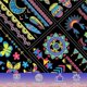 thumbnail image 2 of Neon Tattoos, Adhesive Tattoos, Temporary Make-Up UV Body & Face Painting Tattoo Sticker for Women Men, Accessory for Black Light UV Party Festivals 8, 2 of 4