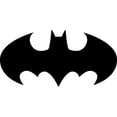 thumbnail image 2 of Batman White Logo Men's Black T-shirt-XS, 2 of 3