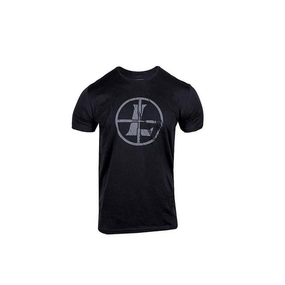 LEUPOLD Adult Male Distressed Reticle Black Tee, XXL (182916)