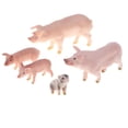 thumbnail image 1 of Modelo de Cerdo Zulema 5 Piezas de Plástico Realista Animal de Granja, 1 of 8