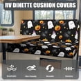 thumbnail image 6 of FOR U DESIGNS Ghost Jack-O'-Lantern Pattern 3 Pack RV Dinette Cushion Covers Halloween Camper Cushion Slipcover Scratch-Resistant Sofa Chair Cover Pillowcase Camper Seat Covers Dinette Booth, 6 of 8