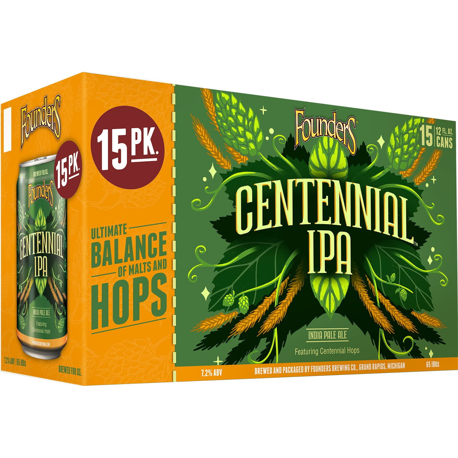 Founders Centennial IPA Ale Beer, 12 fl. oz. can, 15 pk. - Samsclub.com
