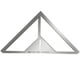 thumbnail image 1 of Regla triangular de de material acero inoxidable Herramienta de medición de Dibujar patrones Regla triangular para, 1 of 9