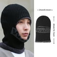 thumbnail image 3 of Women's Neckerchief Ski For Men Winter Knitted Full Face Hats 1 Hole Ski Fleece For Men Women Winter, Women's Accessories Neckerchief, 3 of 4