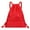 Red, variant on Nylon Waterproof Drawstring Backpack Gym Sack Cinch Bags with Pockets, Unisex String Sports School Bag-Red-L