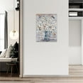 thumbnail image 3 of Farmhouse Flower Bathroom Wall Art Rustic Country Floral Hummingbird Pictures Motivational Canvas Print Painting Farmhouse Decor Floral Framed Artwork for Bedroom Bathroom Living Room 12"x16", 3 of 6