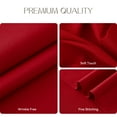 thumbnail image 2 of Romanstile 4pcs Red Rectangle Tablecloths Polyester Table Cloth 60 x x 102 Decorative Table Cover for Dining Table Washable Fabric Table Cover for Dining, Party and Outdoor use, 2 of 9