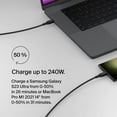thumbnail image 3 of Cable de alimentación USB-C a USB-C Belkin BoostCharge de 1 m negro, 3 of 8
