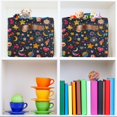 thumbnail image 6 of Yayeee Canvas Storage Basket with Handles for Shelves Fabric Bins Closet Organizer, Small Space Pattern, 6 of 8