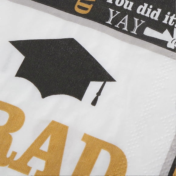 Graduation Decoration Lunch Napkins Tabletop Disposable Paper Napkins Party Supplies