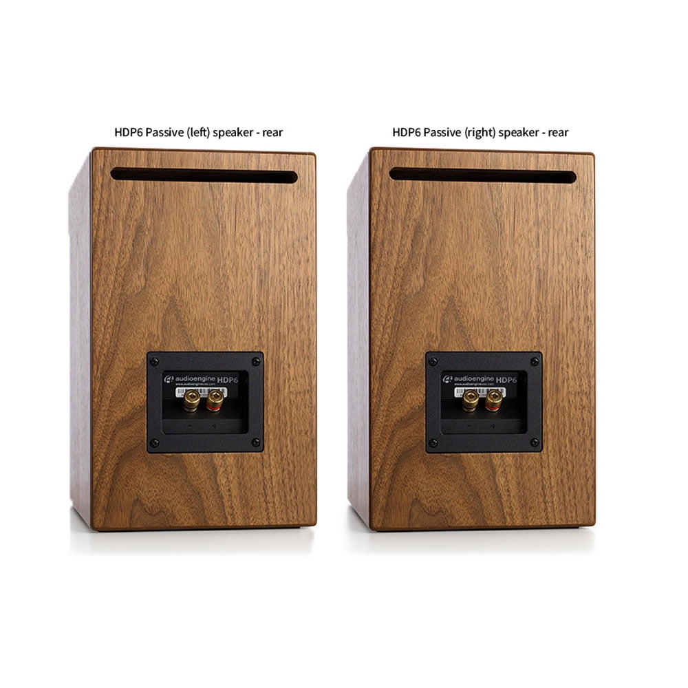 Audioengine HDP6 Passive Bookshelf Speakers - Walnut