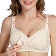thumbnail image 1 of Pure Cotton Close Knit Anti Sagging Large Sized Front Opening Bra, 1 of 6