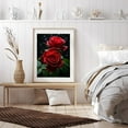 thumbnail image 6 of Diamond Art Kit for Adults, Red Roses Water Droplets Dewy Blooms Diamond Painting for Adults Beginners, 5D DIY Diamond Art Painting Kits, Colorful Diamond Painting Craft for Home Decor 12x16, 6 of 7