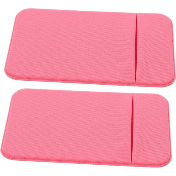 2pcs Mobile Phone Back Sticker Credit Card Wallet Phone Card Holder Cortinas Inteligentes Adhesive Sticker Smartphon Pocket Back Pocket Cards Cases Smartphone Back Wallet Bag Purse