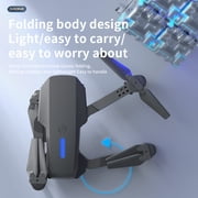 E88 Drone with HD Dual Camera, Mini Drone Foldable RC Quadcopter with Brushless Motor, Toys Gifts for Kids and Adults Beginners, Black