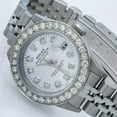 thumbnail image 2 of Pre-Owned Rolex Datejust 26MM 69174 Silver Diamond Dial Diamond Bezel Stainless Steel Jubilee Bracelet 0.9ct, 2 of 8