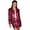 Red, variant on MDUKONU Women's Sequined Long Sleeve Cardigan with Open Front and Matching Sequin Skirt Set Blue M