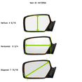 thumbnail image 5 of Burco Side View Mirror Replacement Glass with Motor Mount Plate - Clear Glass - 4472RSG, 5 of 6