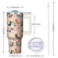 thumbnail image 2 of OBREWU Black Cute Dachshund Dog and Wine Tumbler with Handle and Lid,Black Cute Dachshund Dog and Wine 40oz Double Wall Vacuum Insulated Tumbler,Cups Gift for Women and Men, 2 of 7