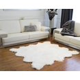 thumbnail image 3 of HomeRoots 317189 6 in. Sheepskin Rug - Off White, 3 of 3