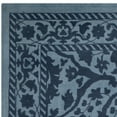 thumbnail image 4 of SAFAVIEH Restoration Vintage Wilson Border Wool Area Rug, Blue/Dark Blue, 2' x 3', 4 of 6