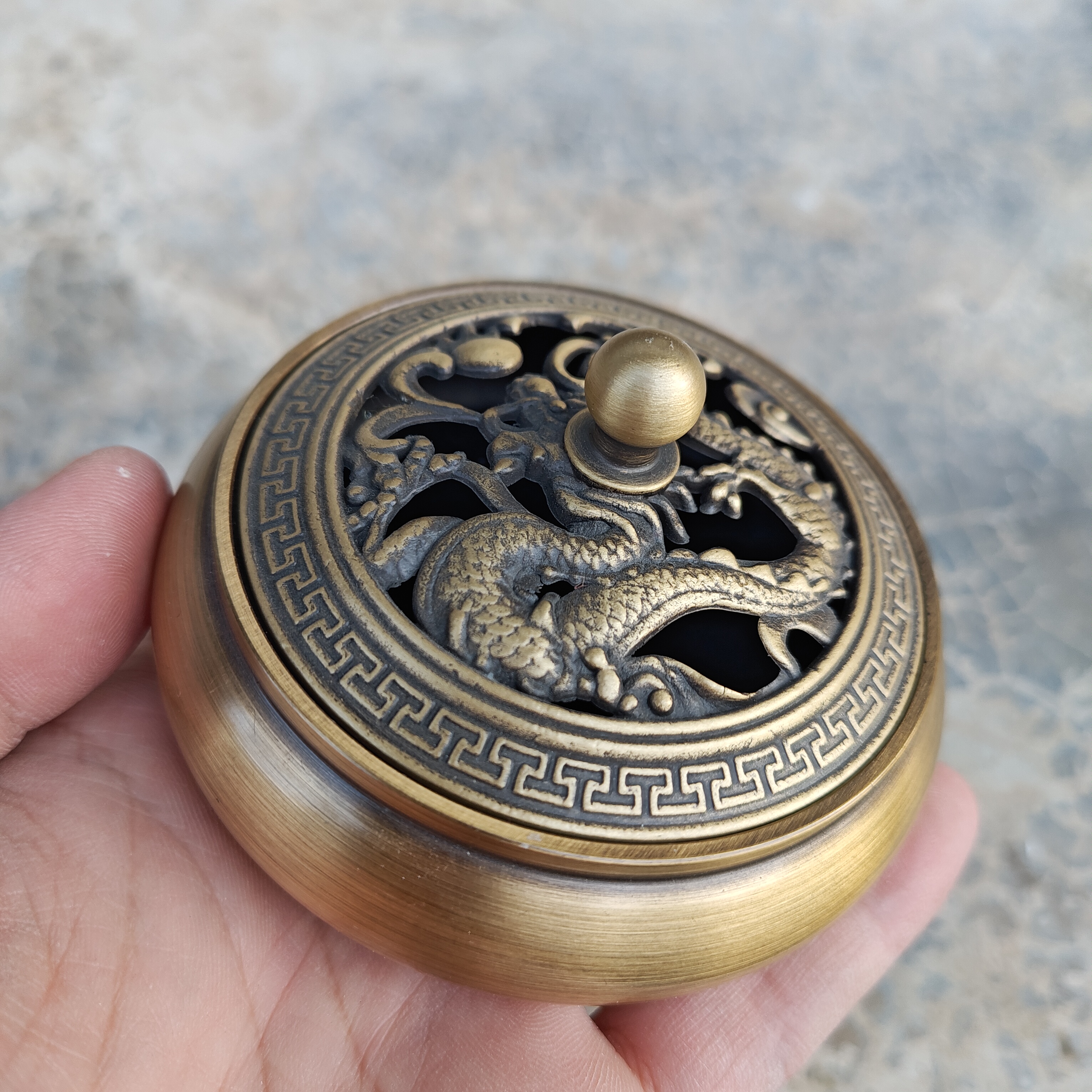 Vintage Bronze Buddha Censer Incense Burner Unique Ritual  Incense holder, Tibet culture Brass Ash catcher censer Incensory Decorative kk072